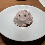 リストランテ ティー ブイ ビー - ハロウィンにちなんで…紫いも入りのメレンゲが美味しかった！