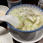 たんや 善治郎 - テールスープ、肉固まり大きい‼️