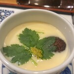 銀貨一枚 - 茶碗蒸し　近景