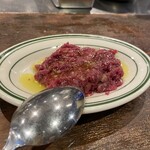カンティーナ カーリカ・リ - 馬肉のタルタル