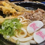 資さんうどん 堺浜寺店 - ゴボ天肉うどん