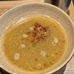 なにわ麺次郎 雅 - 高坂鶏の白湯つけ汁