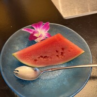 若会席大和館 - デザートのスイカ
