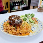 レストラン熊さん - ハンバーグナポリタン