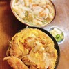 舞木ドライブイン - 料理写真:煮込みかつ丼、豚汁に変更