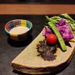 SHINRA YORO VALLEY - 名代　SHINRAのバーニャカウダ 季節野菜 自家製バーニャカウダソース