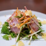 中華ダイニング 一途一心 - 2025.10 静岡下田産キンメダイの中華風お刺身サラダ