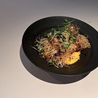 広島県産牡蠣のカダイフ　ベアルネーズソース