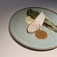 大山鶏むね肉のポシェ　タスマニアマスタードソース