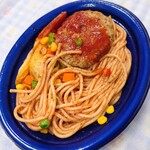 わくわく広場 - 料理写真:ナポリタンハンバーグ　600円⇒300円