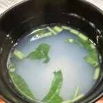 大國屋鰻兵衞 - 蛤の潮汁は、極めて濃厚な味わい