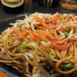 来々軒 - ひたやきそばに紅生姜