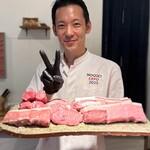 とんかつ乃ぐち - 本日の銘柄と野口さん