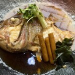 築地寿司清 - 鯛のアラ煮❗️