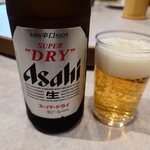 清香園 - スーパードライ中瓶650円で乾杯！