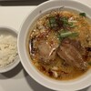 金蠍 - 金胡麻角煮担々麺　大盛　小ライス付き