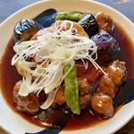 Restaurant Suju Masayuki - 彩り野菜と豚肉の黒酢炒め　2,420円(税込)