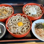 手打 神代そば - 三菜蕎麦