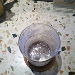 月の鐘 - 2種あいがけカレー（バターチキン・グリーン） ＆ マンゴーラッシー ＆ 自家製プリン アイス乗せ