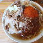 ぶた入りオロチョンラーメン＋トッピング全部