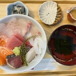 古賀鮮魚店 - 海鮮丼のセット