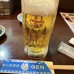 海人居酒屋 源 - オリオン生ビール