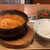 小さなおうち - 料理写真:豆腐チゲ定食。ぐつぐつと音を立てながら湯気を立て、見た目からして食欲をそそります。
