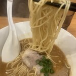 らーめんはや川 - ストレート中細麺