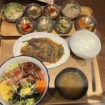 韓国料理 ホンデポチャ - スペシャルメニューのCセット@1,880円