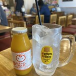 丼くらべ - 寿太郎みかんジュース