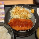 松のや - トンカツ定食ご飯大盛り　690円
