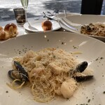 ダイニング＆カフェ THE OIKE TERRACE - クリームソース¥1,700 シーフード¥500