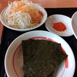 幸楽苑 - トッピング3種