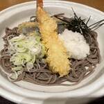 そじ坊 - 大海老天おろしそば②