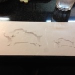 和食と地酒の店 うり坊 - H.26.11.6.夜 テーブルマット(？)にもうり坊。