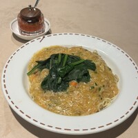 中国飯店 三田店 - 季節の上海蟹、あんかけ焼きそば