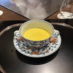 横浜うかい亭 - さつまいものスープ