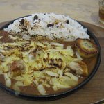 デリアンドカフェ・ヤマグチ - チキンカリー・辛口+焼きチーズ(H22.2)