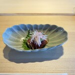 日本料理 丈 - 鹿児島産もち鰹の藁炙りの漬け