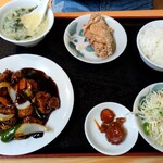 台湾料理 一番亭 - 日替りランチ　黒酢鶏　780円　