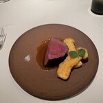 レストラン オオツ - うねめ牛テンダローイン 松茸フライ