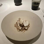 レストラン オオツ - 信州産松茸と自家製卵白麺パスタ