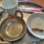 ナマステ ガネーシャ マハル - 完食♪お腹いっぱい！美味しかったです！