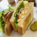 クローバーカフェ - 料理写真:たまごさんど650円