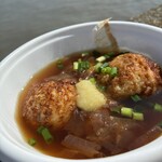 타코야키 NOMO - 生姜が良いアクセント。