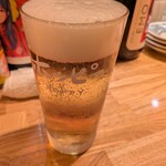 居酒屋 ヨーテル - やはり1杯目は三冷ホッピー白。