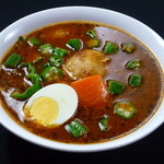 Natto and okra Soup Curry