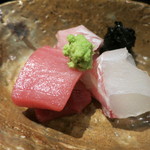 青山きいろ - お造り：天然鮮魚