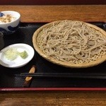 手打そば むそう庵 - つけとろセイロ800円です♬