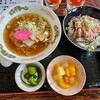 ドライブイン汐風 - ラーメン・まぐろタタキ丼セット 900円